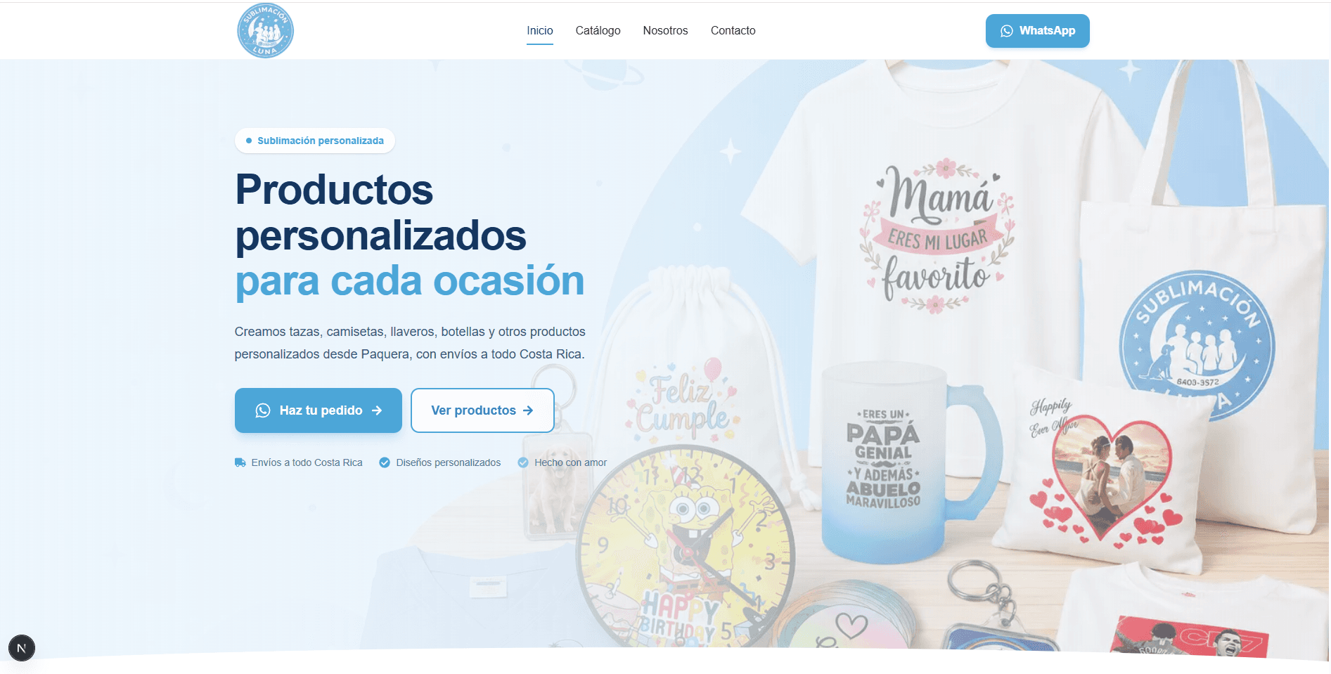 Sublimación Luna
